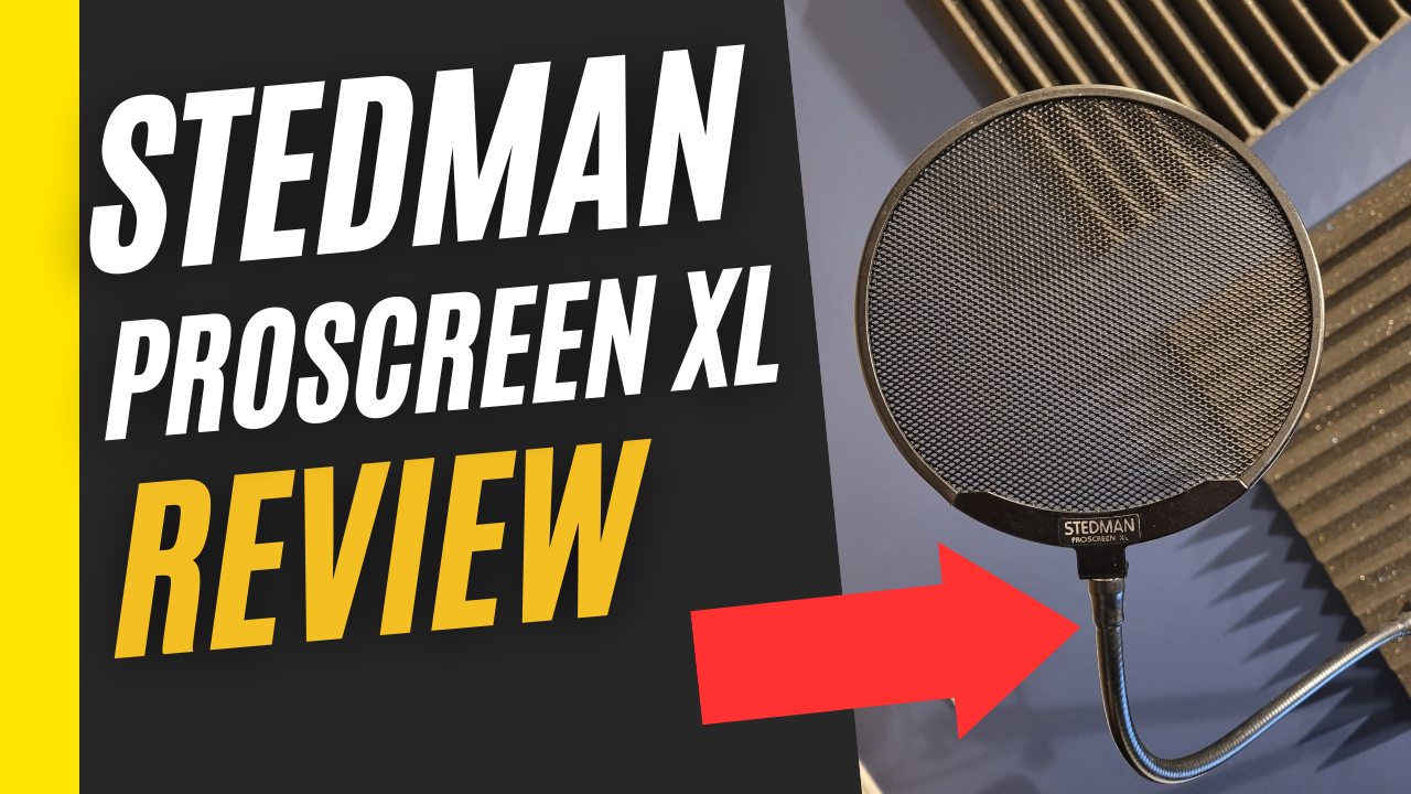 Watch Stop Loud Plosives with the Stedman ProScreen XL Pop Filter